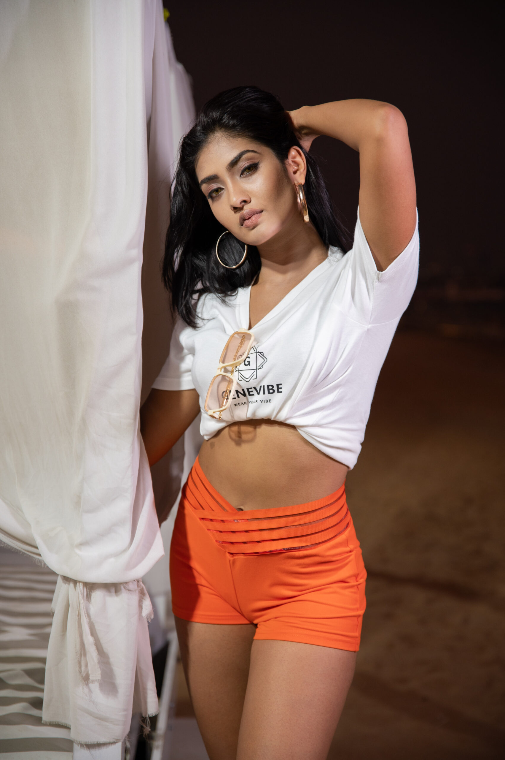 Women low waist solid Colour Hollow Track shorts - Image 4