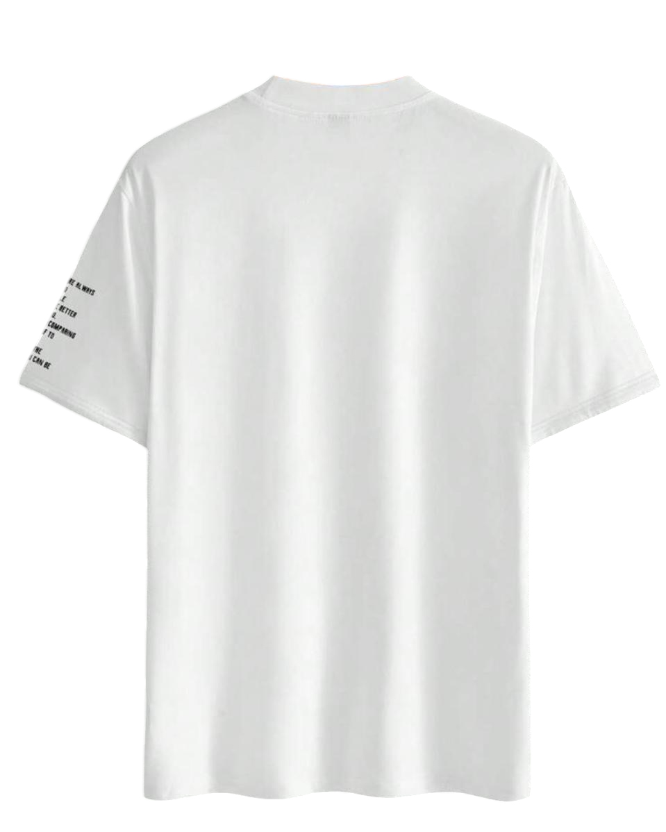 Man letter print stand Collar Short Sleeve - Image 3