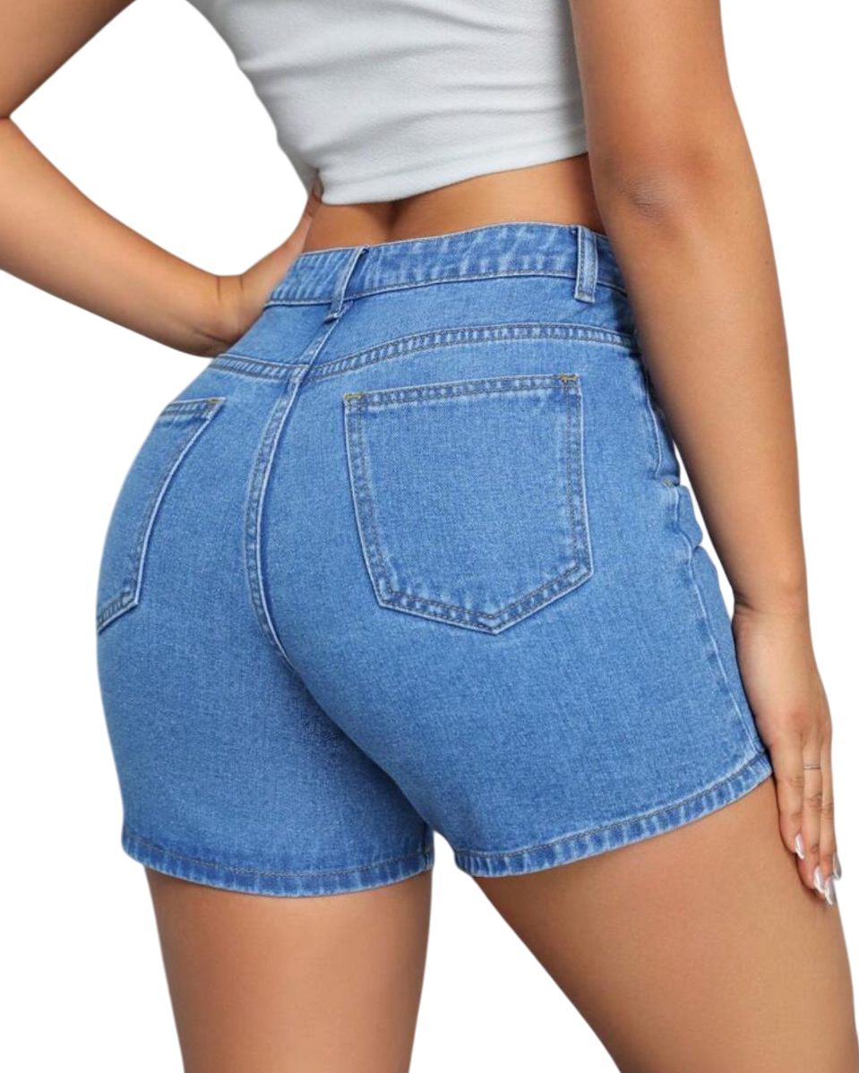 Women Summer Slim Fit Denim shorts - Image 2