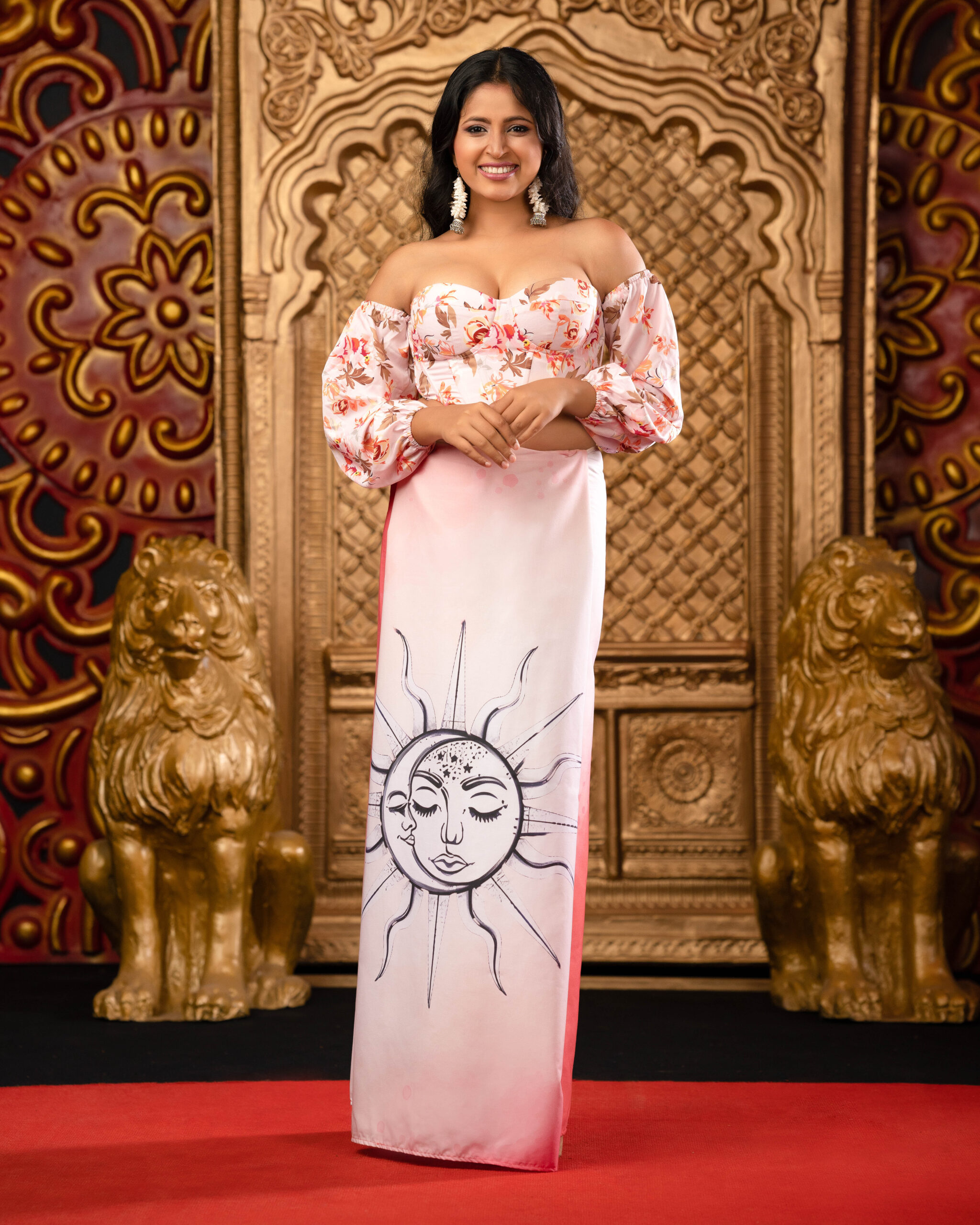 Sarong / Lungi best -Crafted sarong for modern muse- Kiran print - Image 2