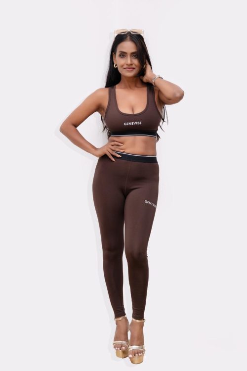 Genevibes Sports Women’s Sport Set , Sports Bra and Sports Leggings